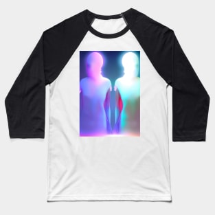 THE AURA OF 2 GHOSTS ON HALLOWEEN Baseball T-Shirt